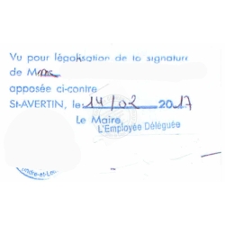 Légalisation de signature