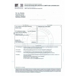 Traduction d'un avis d'imposition 