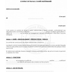 Traduction d'un contrat de travail