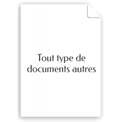 Traduction tout type de document