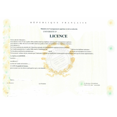 Traduction URGENTE d'un diplôme